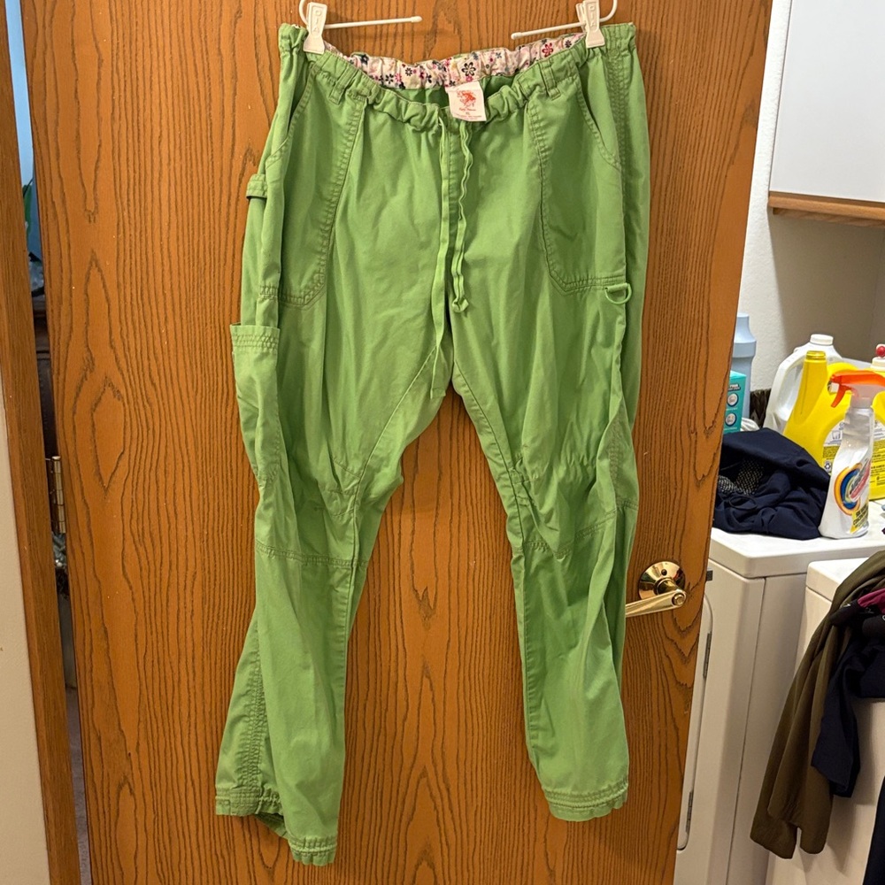 Koi Vibrant Green Straight Leg Pants